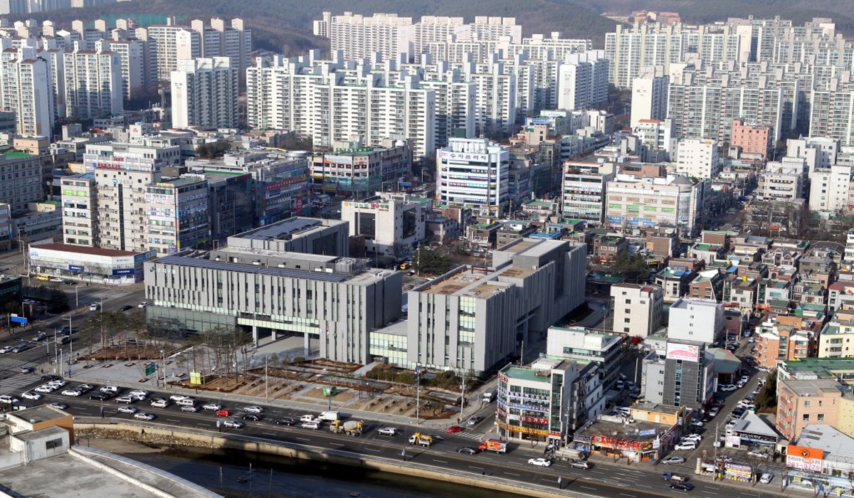 용인시 수지구 중심지역 전경-사진제공= 용인시
